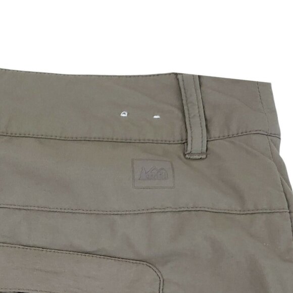 REI Skort Skirt 14 Womens  Green Drawstring Active Tennis Stretch Quick Dry Golf - Picture 7 of 9